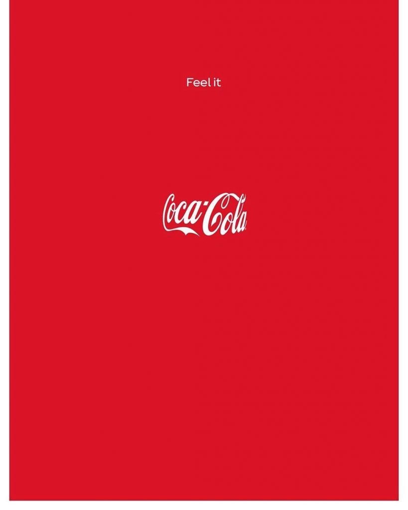 Outdoor da Coca-cola traz estilo minimalista