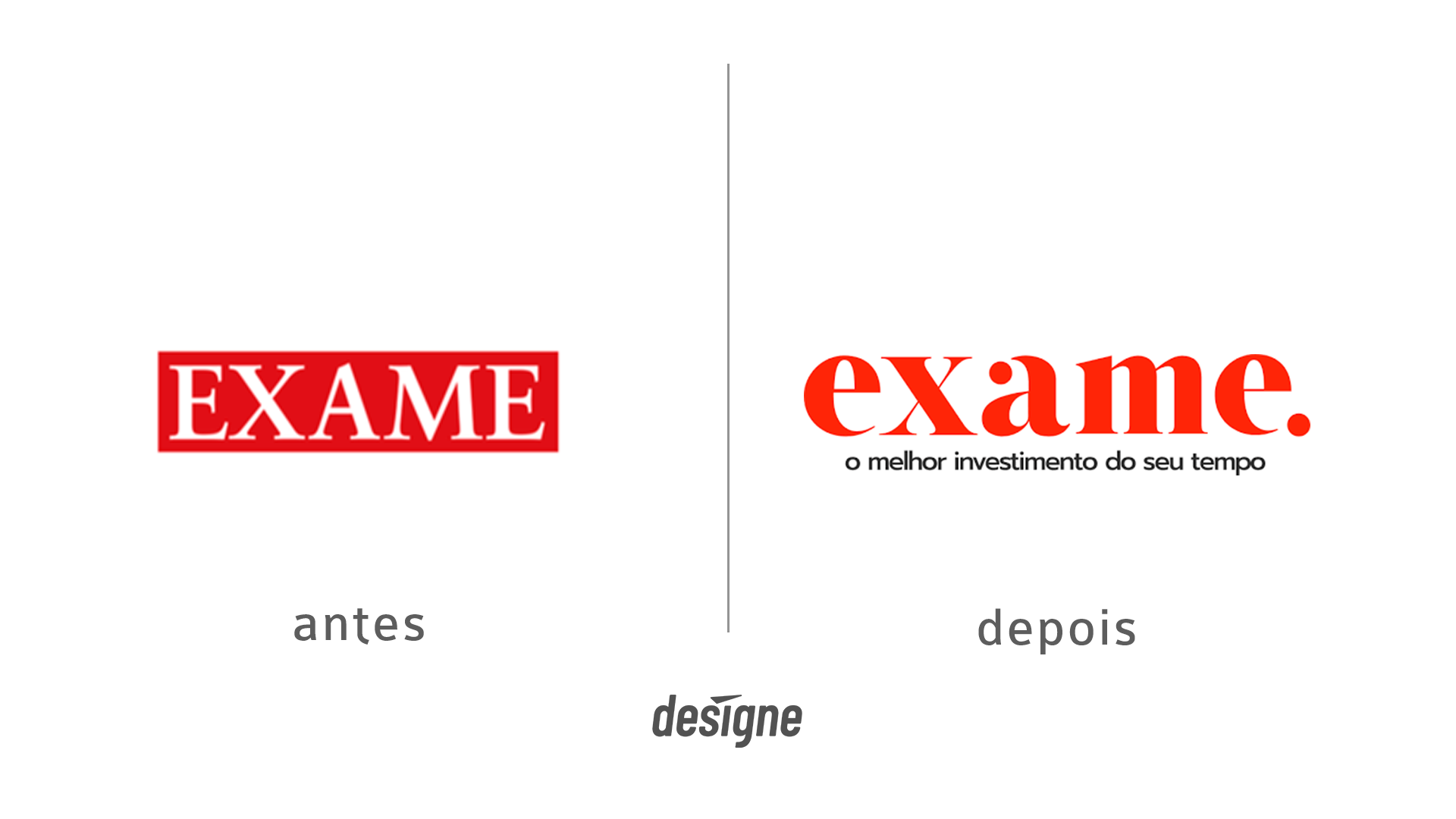 Revista EXAME lança sua nova logomarca