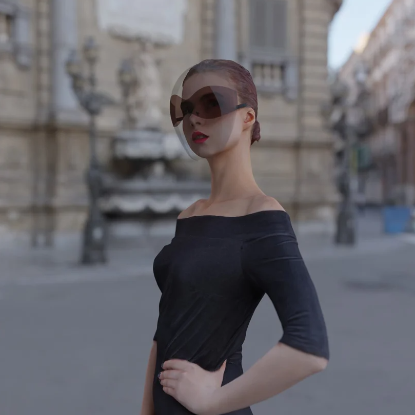 Designer cria protetor facial com óculos de sol integrado