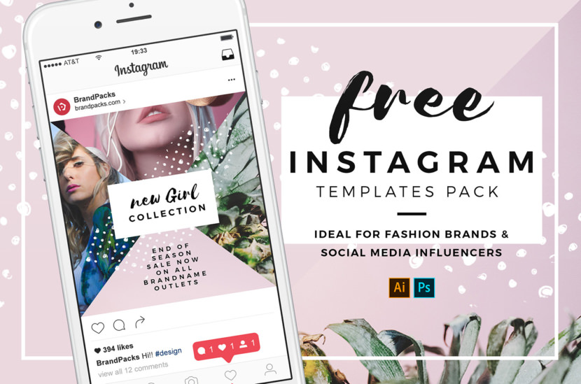 instagram template 17 designe