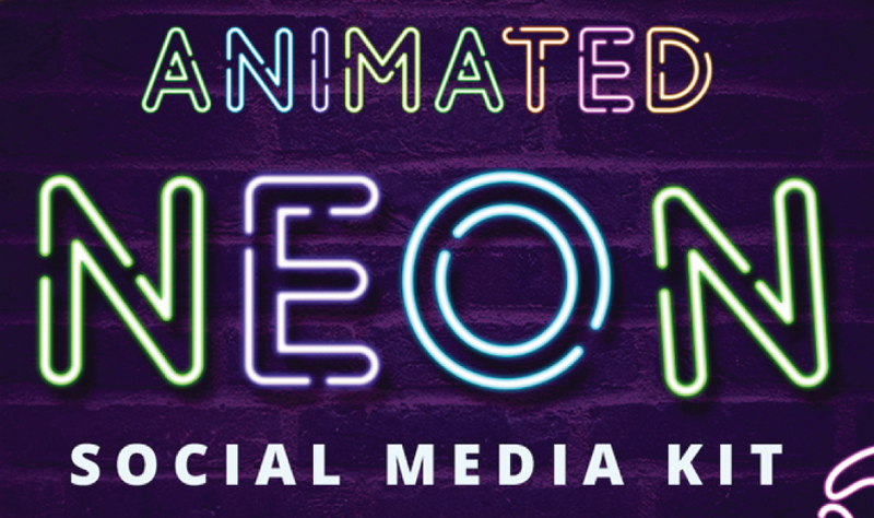 neon-social-media-kit-designe