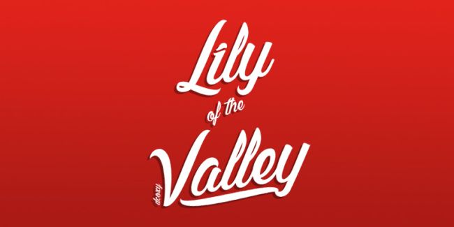 Lily of the Valley fontes cursivas gratuitas designe