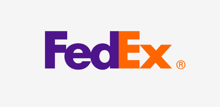 Kerning forma uma seta oculta no espaço negativo do logotipo da FedEx.