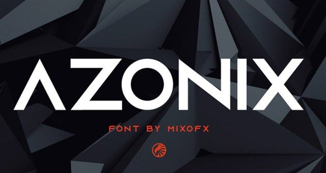 azonix fontes futuristas e modernas gratis designe