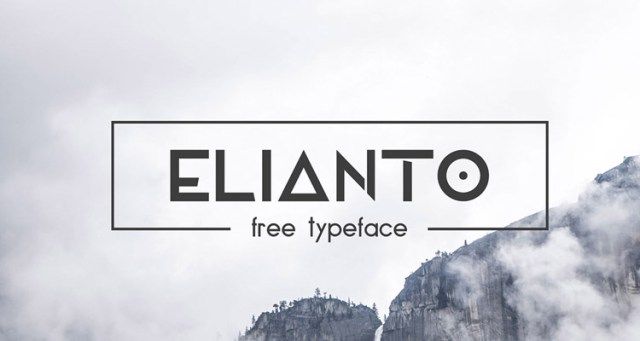 elianto fontes futuristas e modernas gratis designe