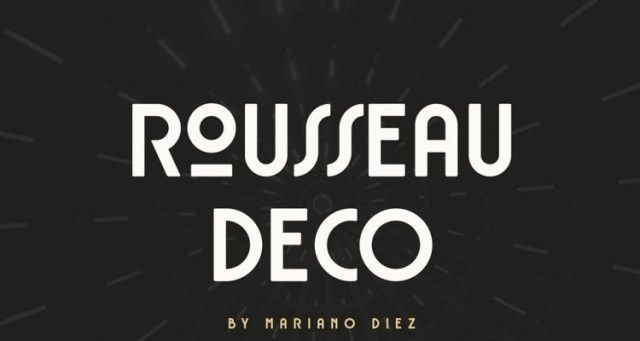 rousseau deco fontes futuristas e modernas gratis designe