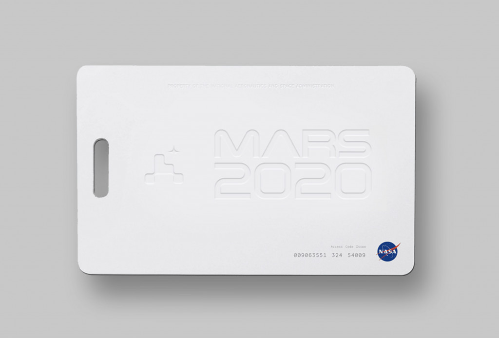 aplicacao 2 nasa mars 2020 missao logo design designe
