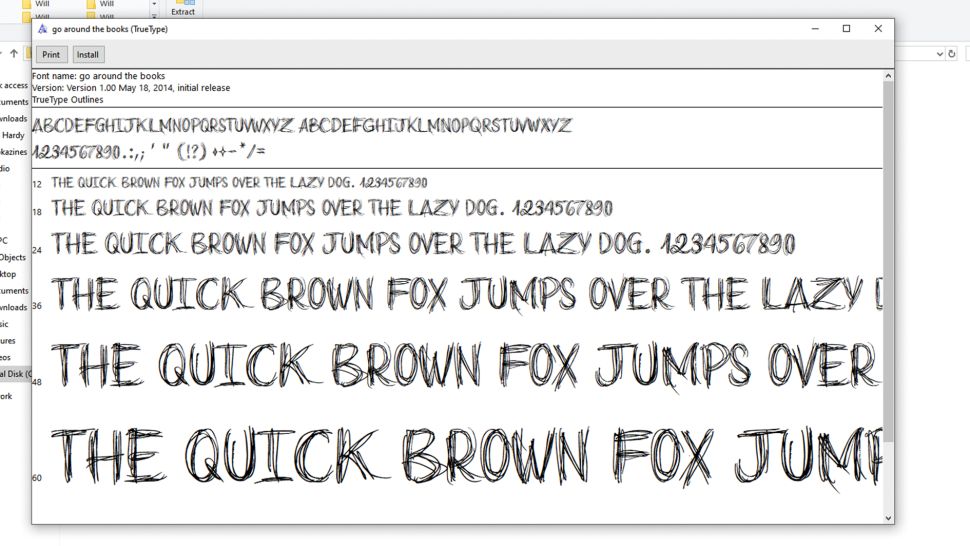 How to add fonts in Photoshop: Installing font