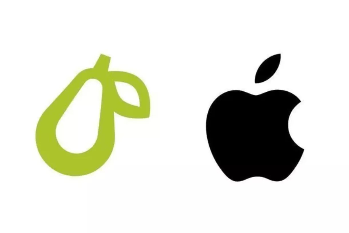 prepear apple process logotipo designe