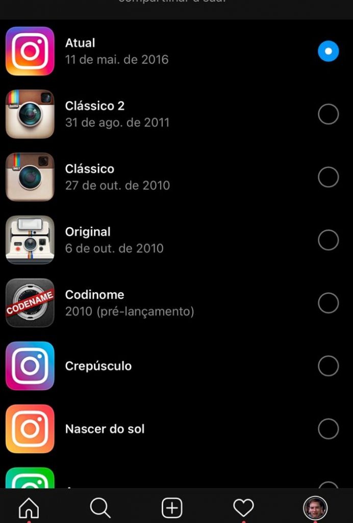 Instagram permite trocar o ícone para celebrar 10 anos do aplicativo