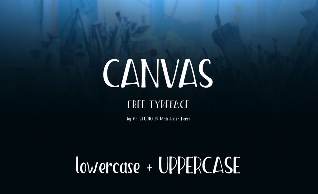 canvas font free