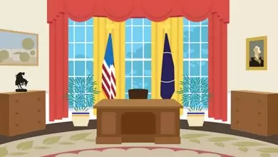 paleta de cores do salao oval de presidentes estadunidenses designe