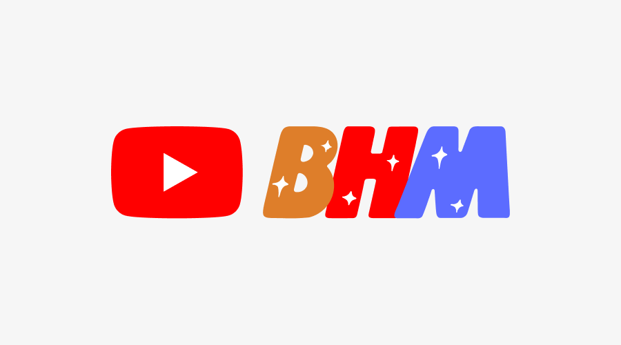 logo BHM youtube designe
