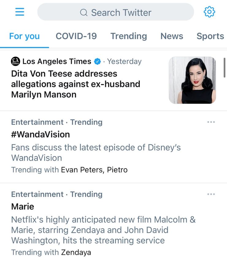 Trending Topics do Twitter estragam o episódio 5 de Wandavision