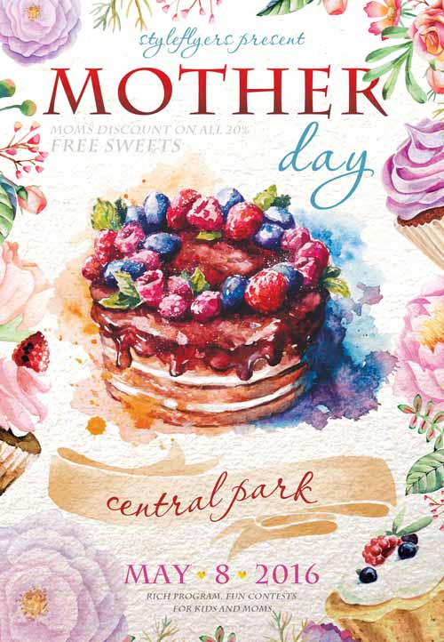 Free Mother Day Free Flyer PSD Template