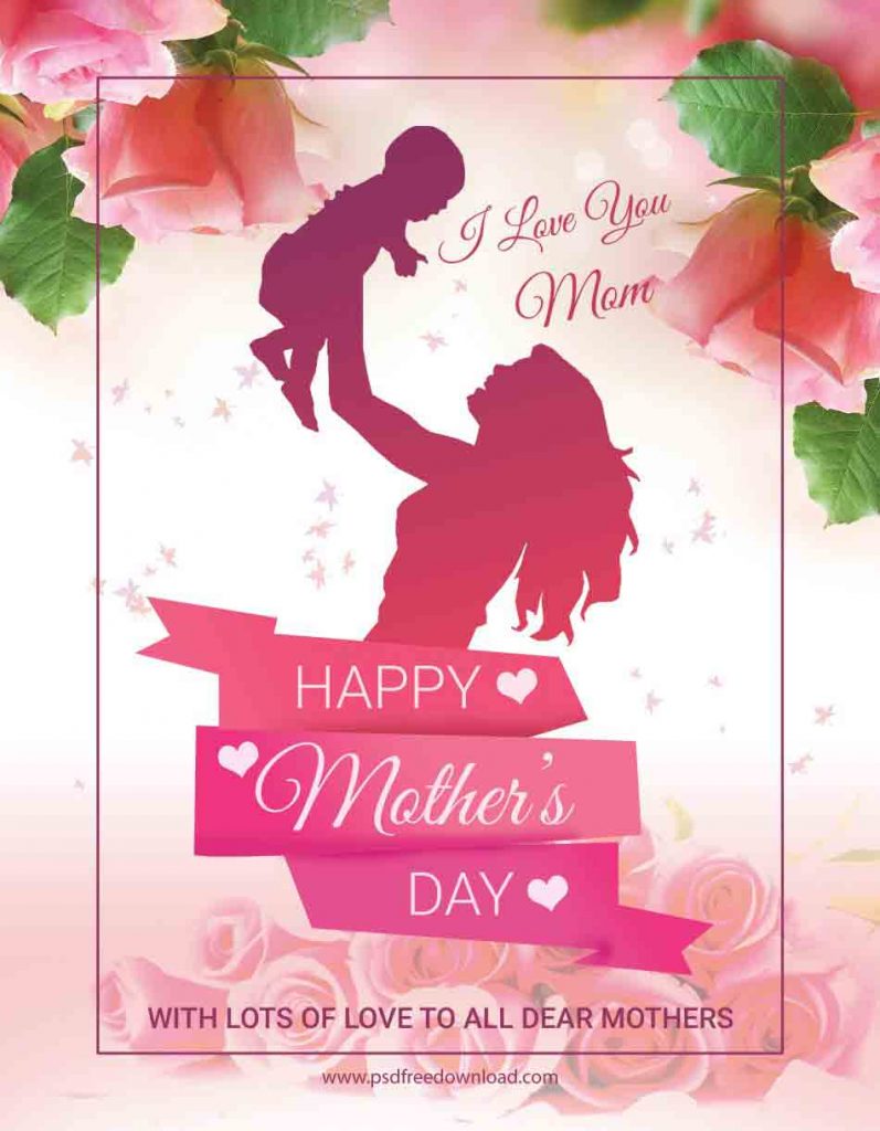 Mother Day Special Flyer PSD Full view
