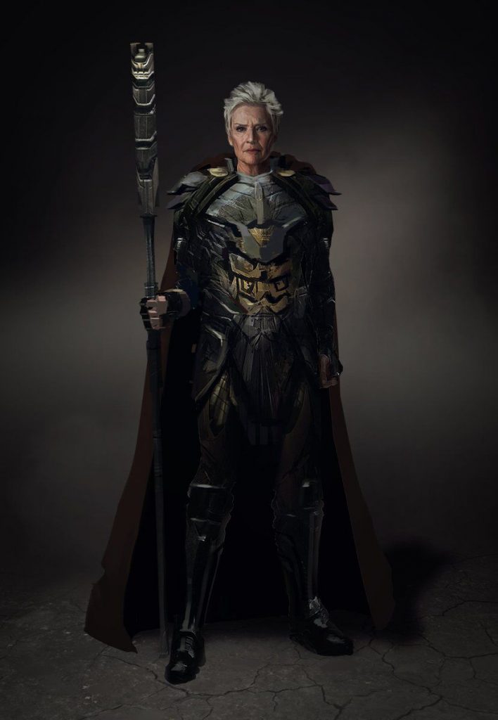 Zack Snyder compartilha imagem do design completo  da Vovó Bondade