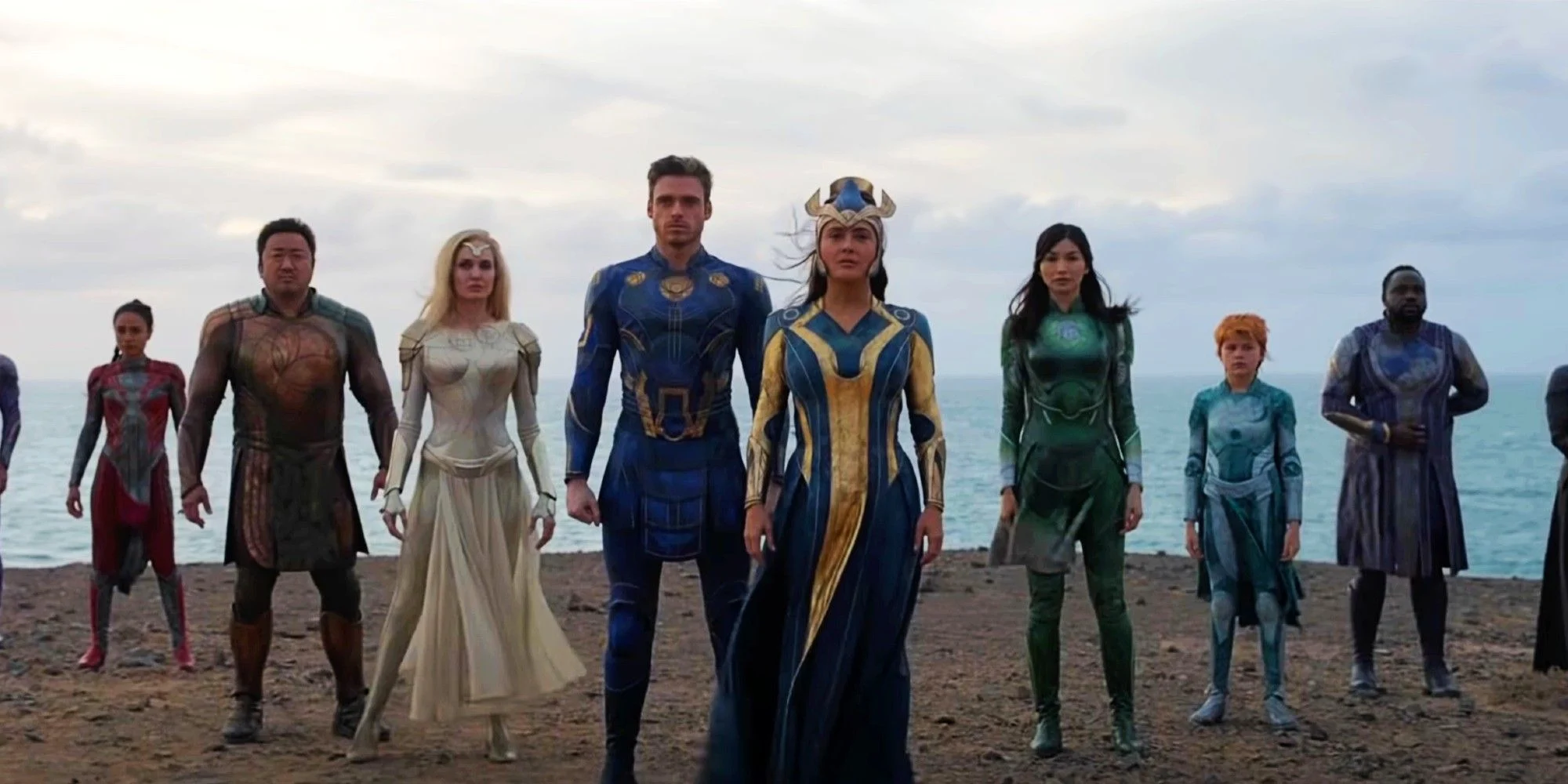 Eternos: Trailer revela equipe de super-heróis da Marvel em traje completo