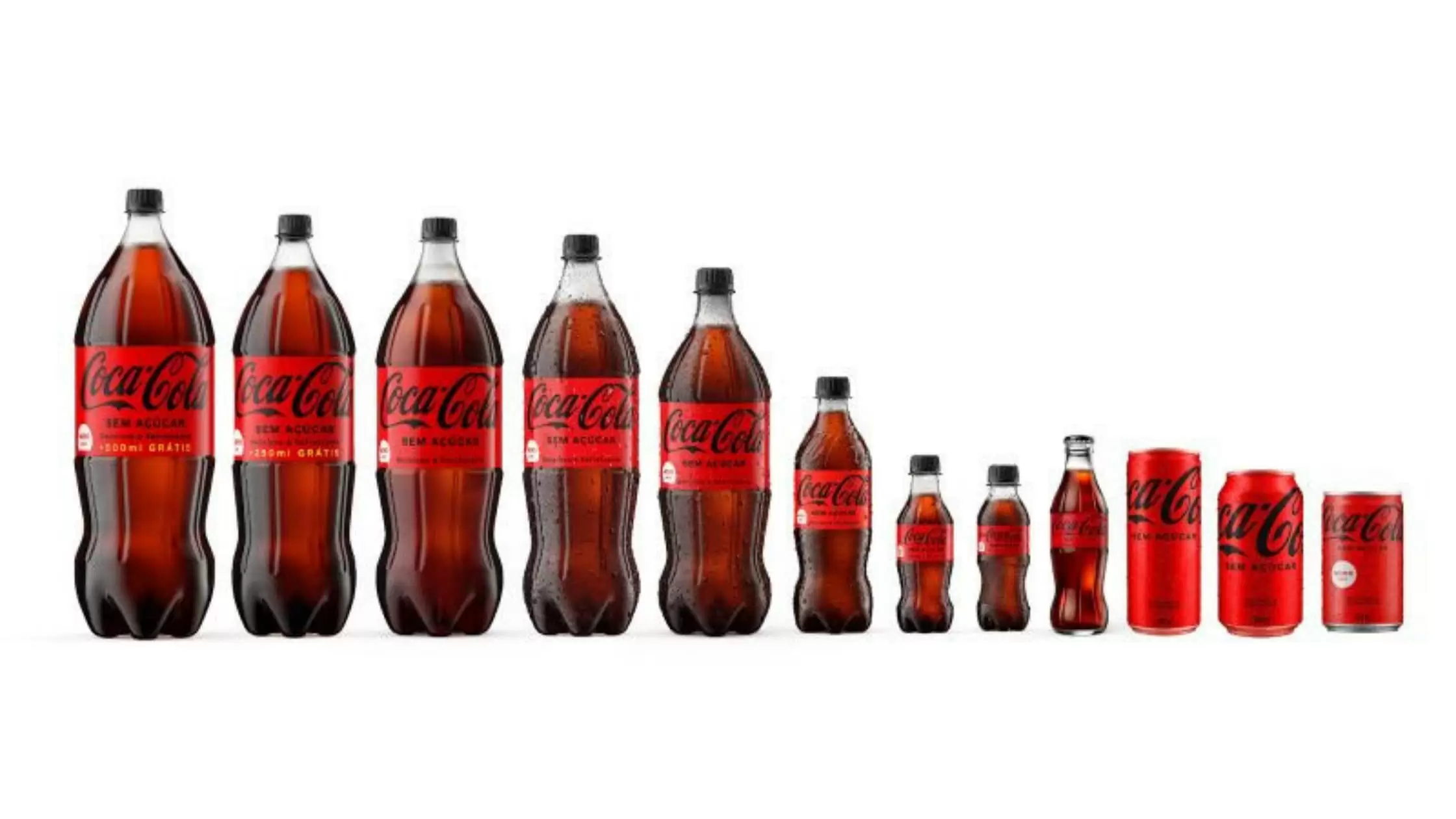 Coca-cola: Nova embalagem da linha Zero Açúcar