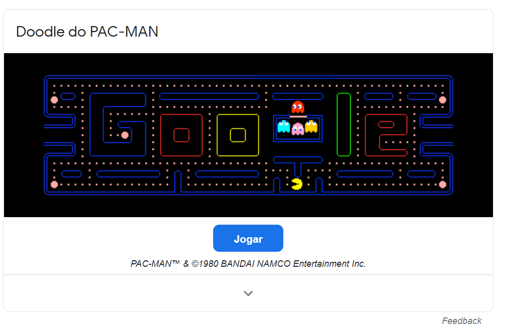 doodle for 30th anniversary of pac man