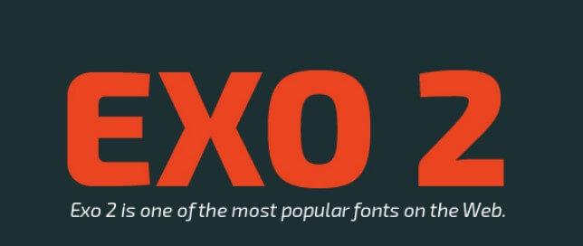 Exo 2 Fonte 10 melhores fontes para logos para design moderno, limpo e minimalista