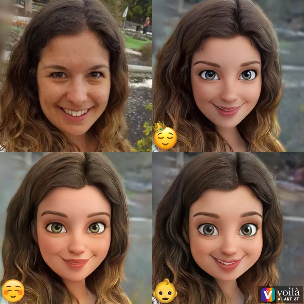 Personagem da Pixar com app