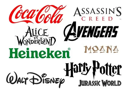 Logos baseados em palavras exemplos