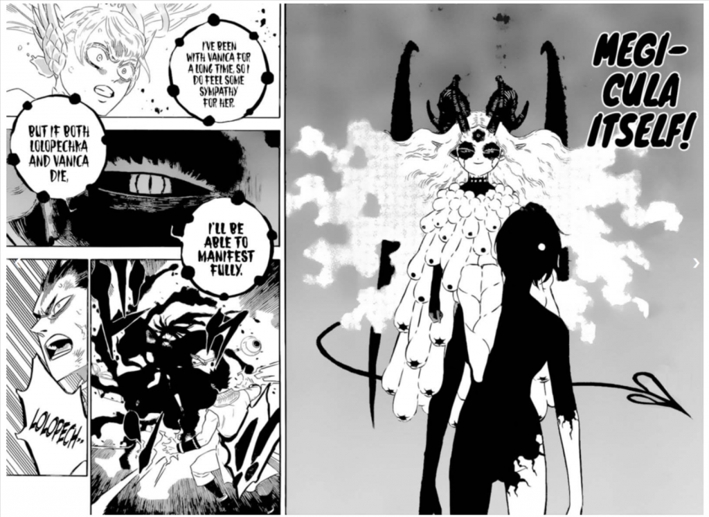 megicula aparece black clover 297 manga SPOILERS BLACK CLOVER 297: Despertar de Megicula