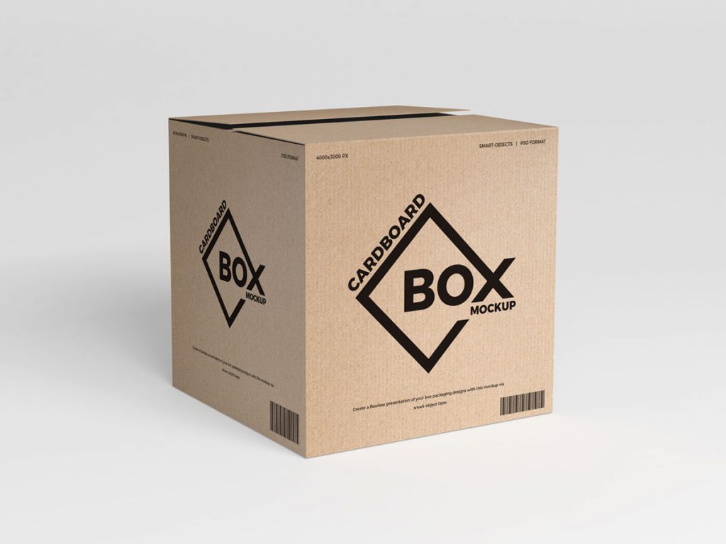 mockup caixa de papelao gratis box mockup 35 Box Mockups / Mockups de Caixa Grátis