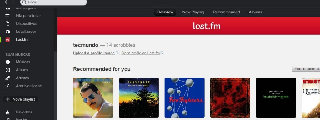 Sites para baixar musicas gratuitas Last.fm
