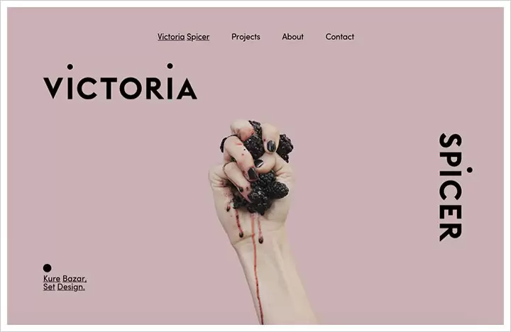 sites minimalistas victoria spicer
