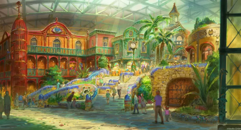 Studio Ghibli revela arte conceitual para o próximo parque temático