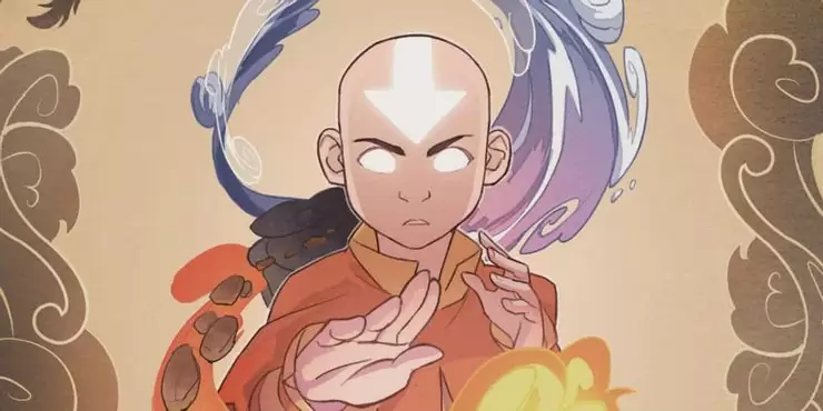 Aang em Avatar o Ultimo Dobrador de Ar