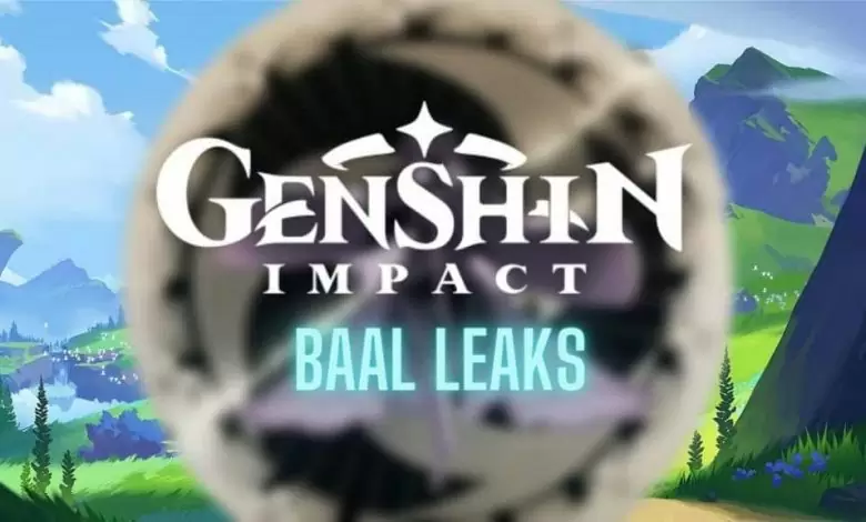 Baal Genshin Impact vazamentos