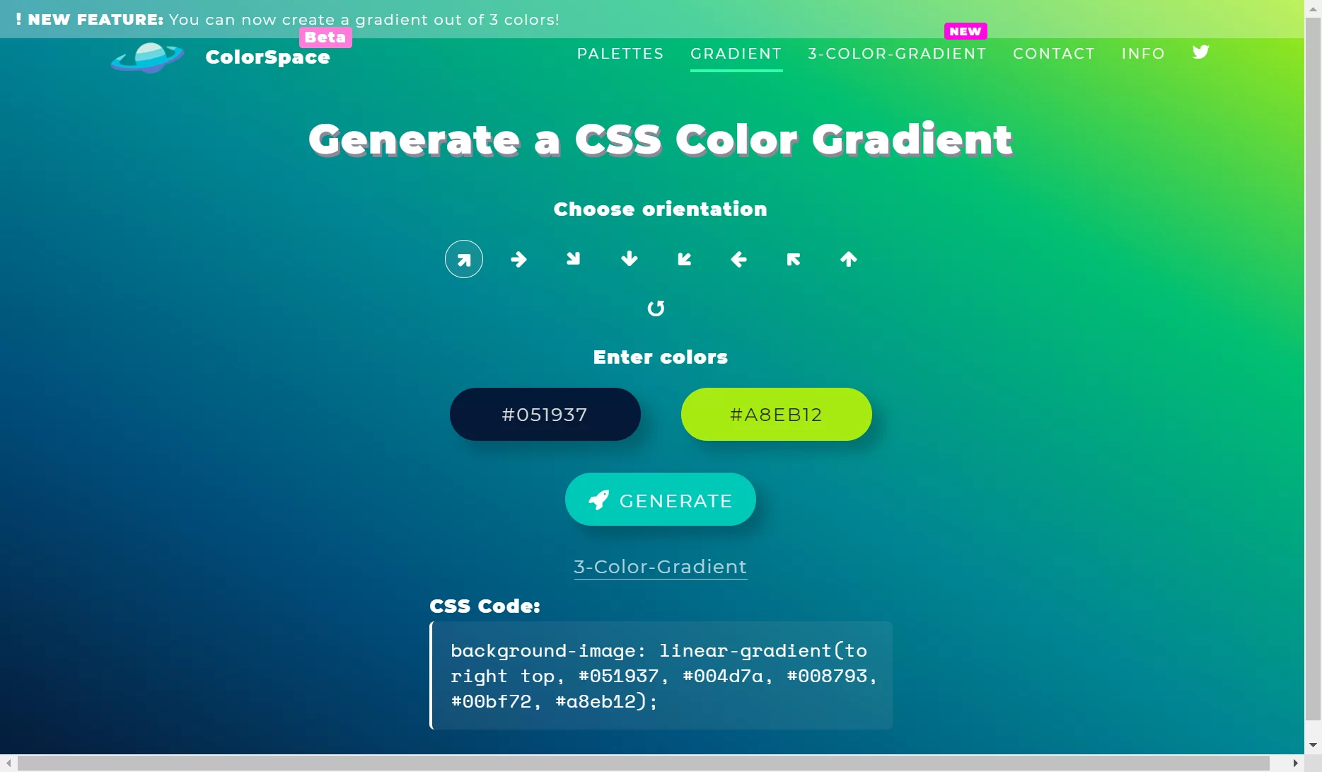 colorspace grandientes Gradientes: 8 Sites para gerar gradientes grátis