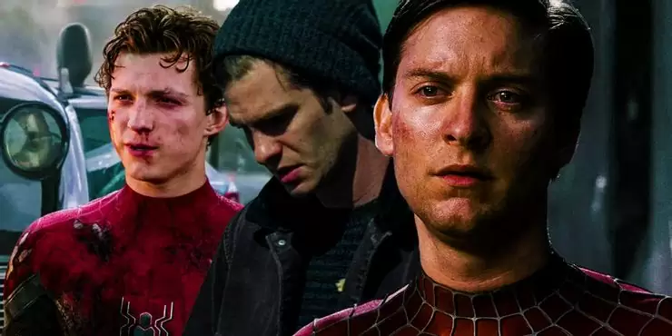 Multiverso peter parkers MCU tom holland tobey maguire andrew garfield