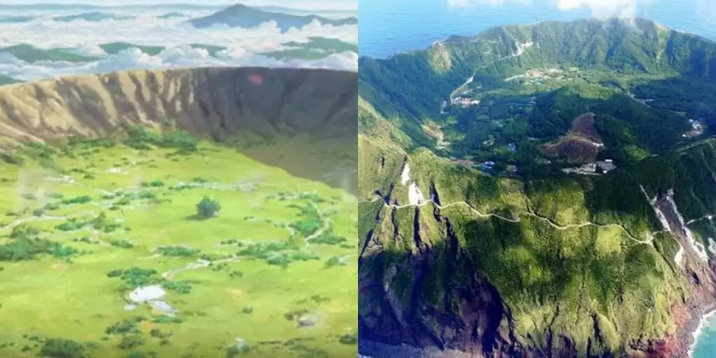 Ilha Aogashima em Toquio Anime vs Vida Real: Locais reais do filme Your Name (Kimi no Na wa)