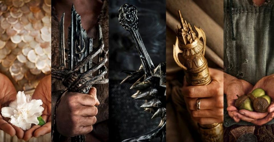 LOTR: Os anéis do poder cartazes revelam Sauron & 23 personagens