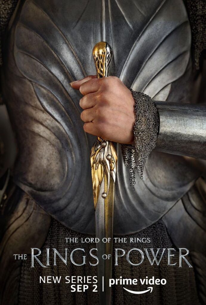 Senhor dos Aneis Serie Amazon Prime Poster 1 LOTR: Os anéis do poder cartazes revelam Sauron & 23 personagens