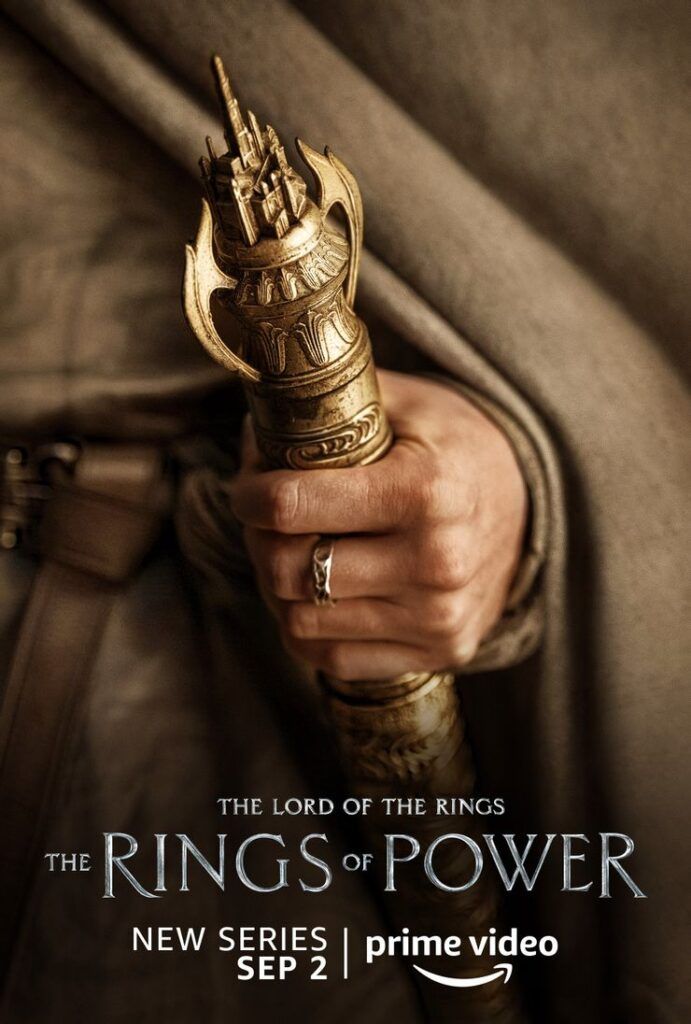 Senhor dos Aneis Serie Amazon Prime Poster 2 LOTR: Os anéis do poder cartazes revelam Sauron & 23 personagens