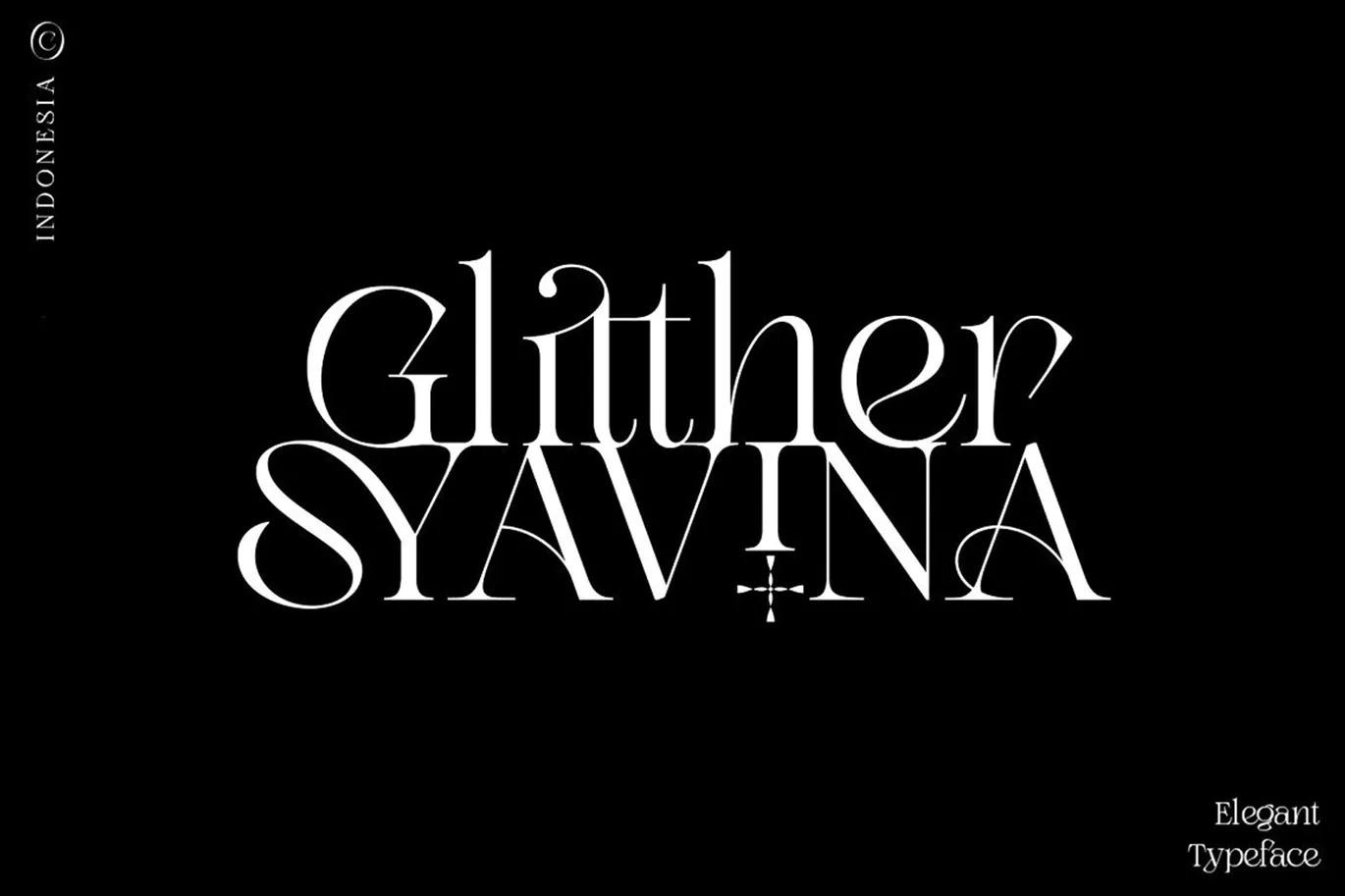glitter stavina fonte com glifo envato 30 Fontes com Glifos Grátis e Premium