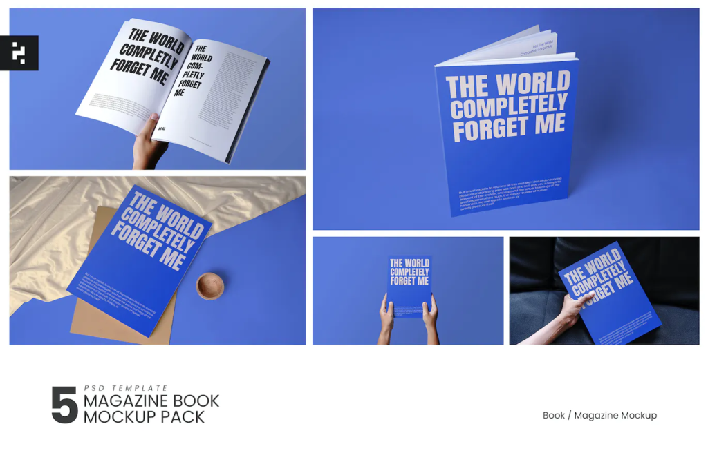 image 58 Mockups de livros e revistas: como criar modelos realistas para apresentar projetos editoriais