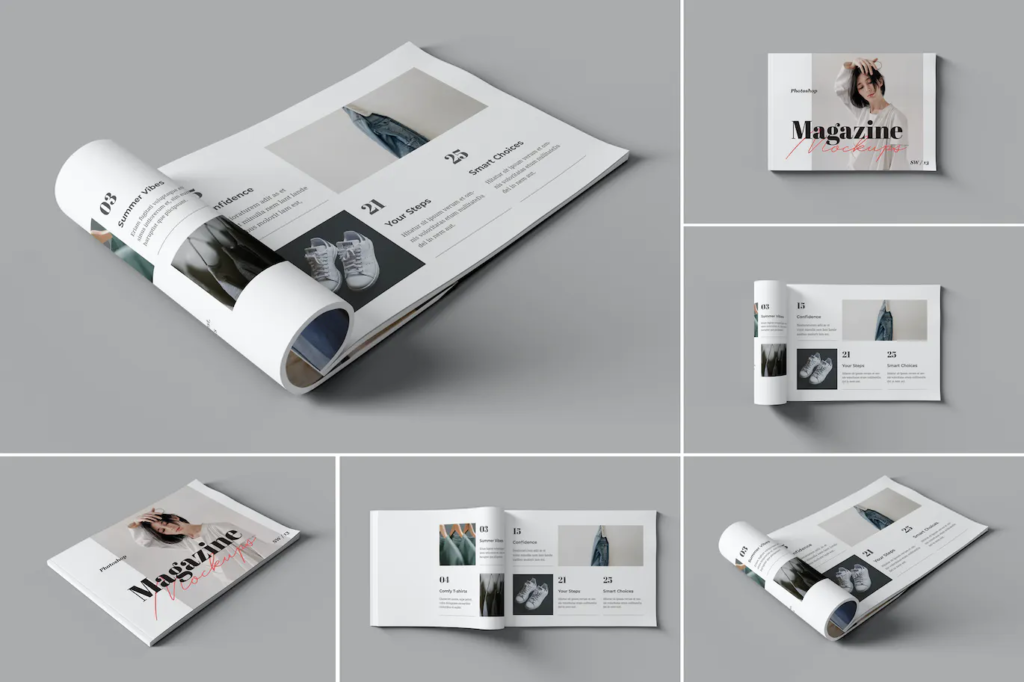 image 59 Mockups de livros e revistas: como criar modelos realistas para apresentar projetos editoriais