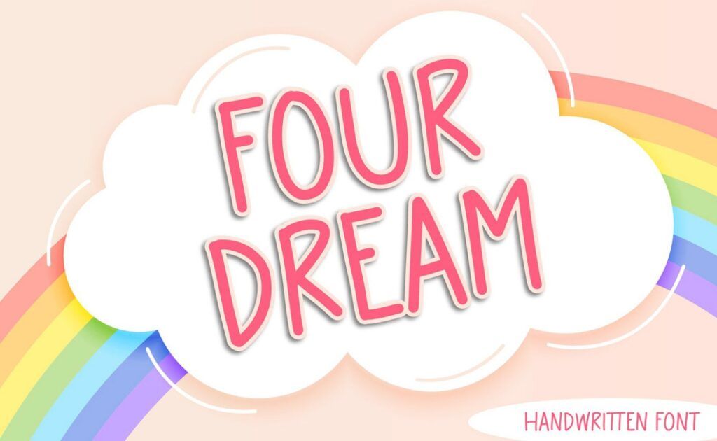 Four Dream 20 Melhores Fontes Infantis GRÁTIS para Projetos Criativos e Educativos