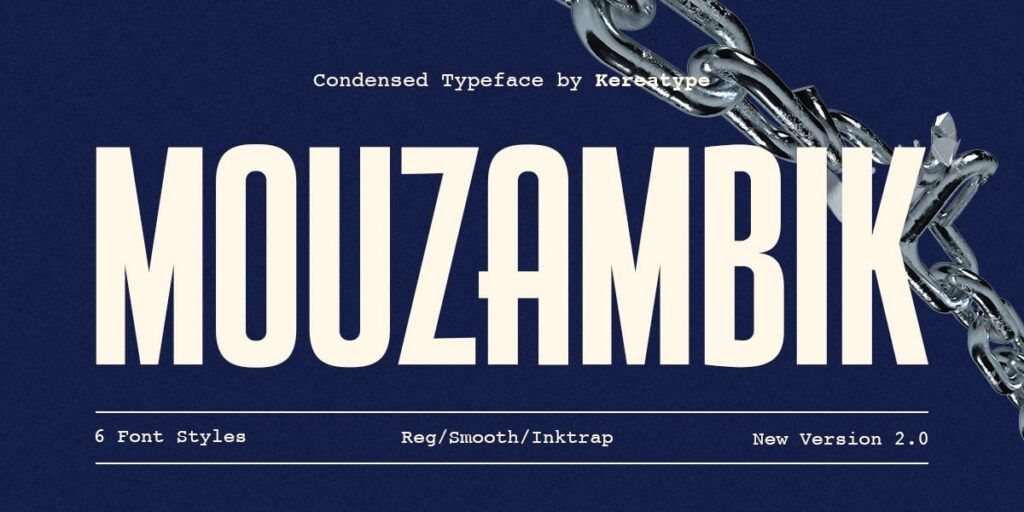Mouzambik Condensed Font 8 Fontes Condensadas Perfeitas para Dar um Up no Seu Design