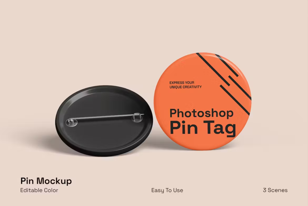 image 46 12 Melhores Mockups de PIN / Botton Gratuitos (2024)